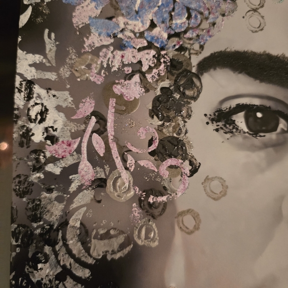 HANDCRAFTED Abstract Frida Kahlo Painting HANDPAINTED HANDMADE Wall Art Decor - Picture 16 of 17